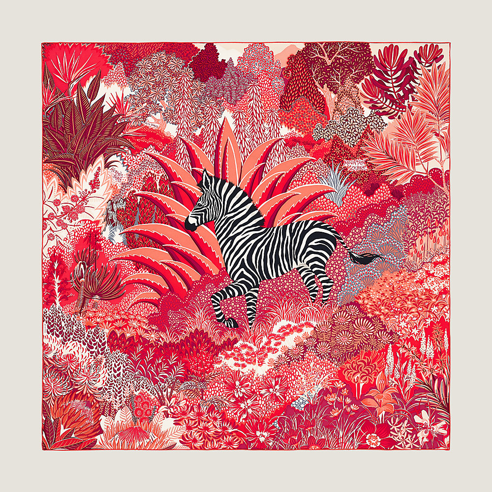 Mountain Zebra scarf 90 | Hermès Australia Mountain Zebra scarf 90 | Hermès Australia